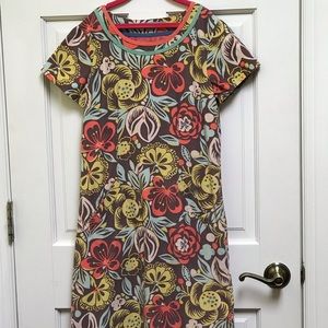 Boden corduroy floral dress size 2R, euc